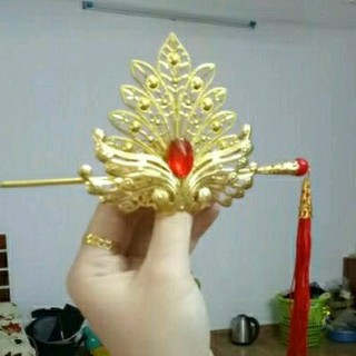 Kim quan nam cổ trang ngọc bội