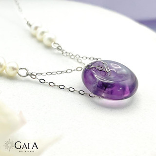 Lắc Tay Bạc Đá Flourit - Gaia By Yang