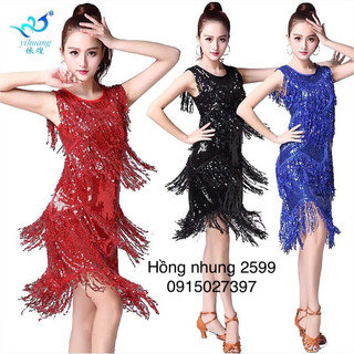 Váy khiêu vũ latin hàng chuẩn Quảng Châu hàng có sẵn