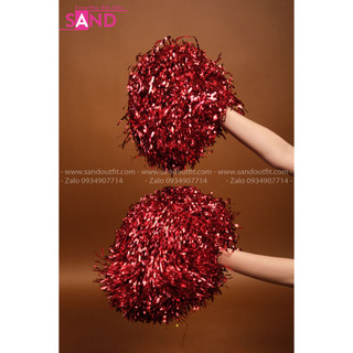 Bông tua cổ động loại to 100gram - nhiều màu, bông tua cổ vũ, bông cổ độnlo