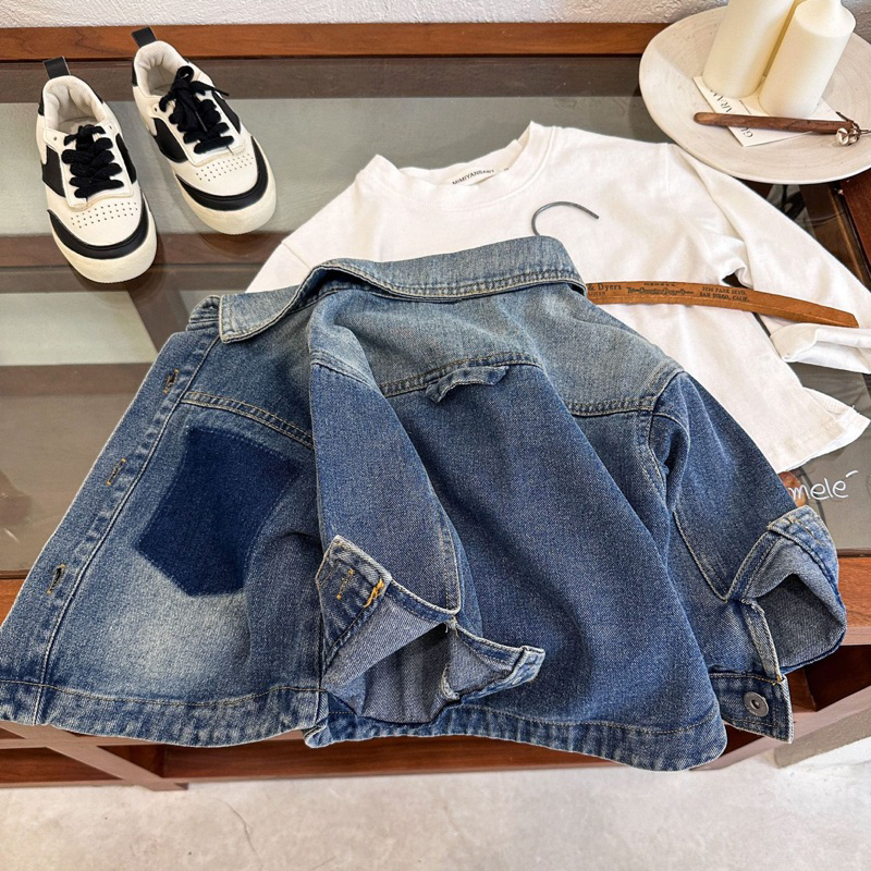 Áo khoác jean cho bé trai-bé gái, mẫu mới 2023. Hàng quảng châu 100%