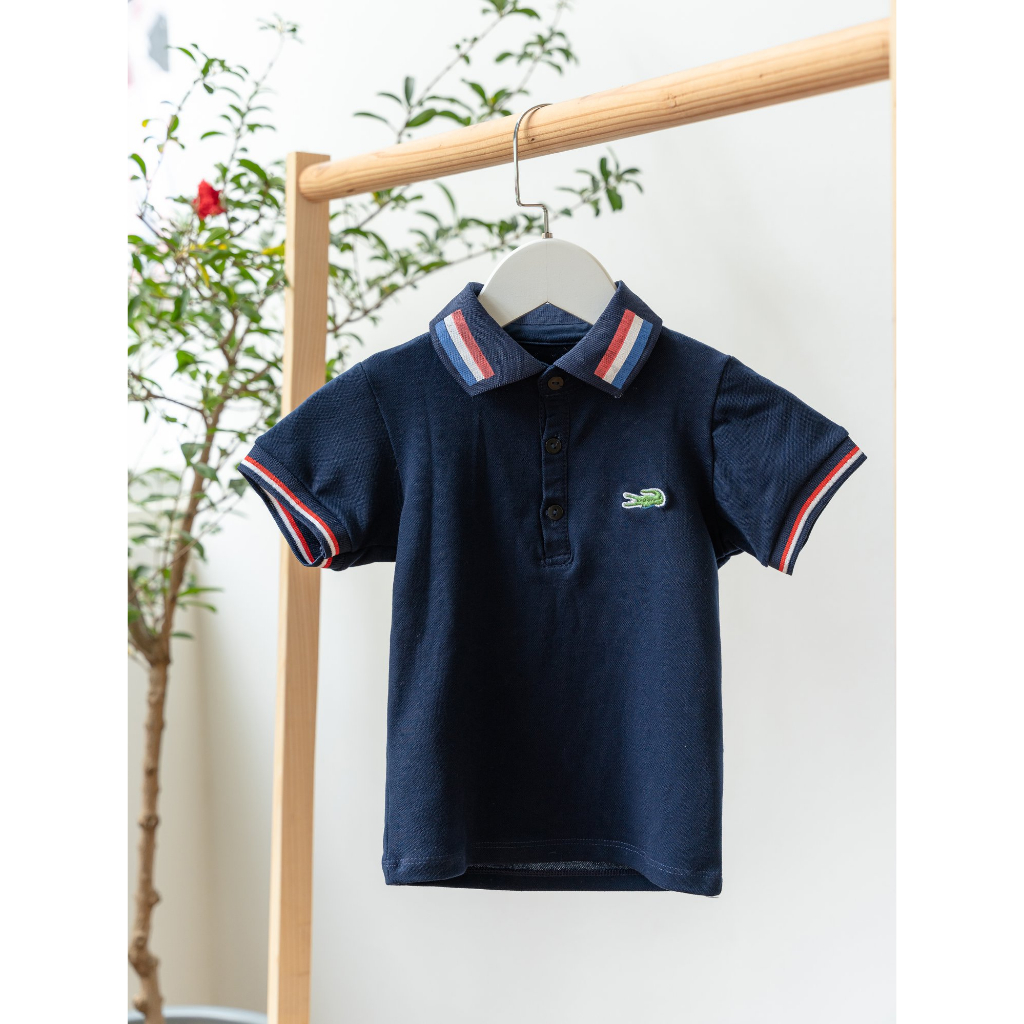Áo polo cho bé trai chất liệu lacoste