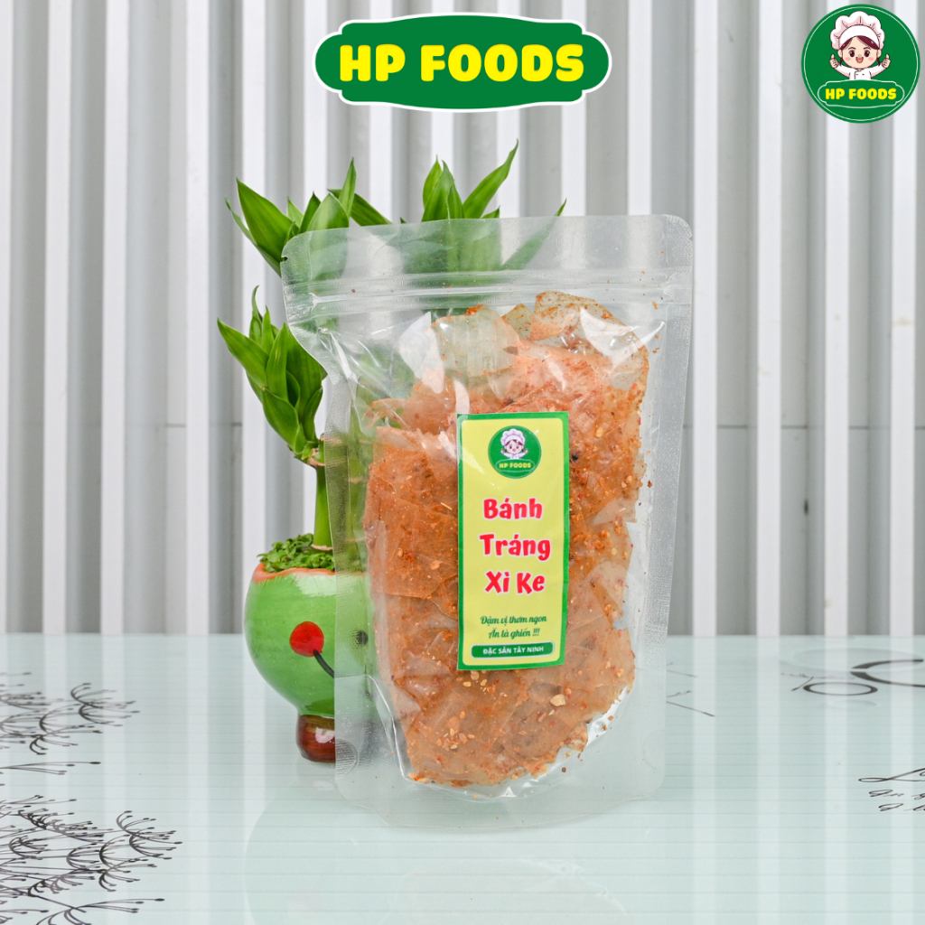 100gr Túi Zip  Bánh tráng xì ke đủ vị Siêu Ngon Số 1 Tây Ninh - HP FOODS
