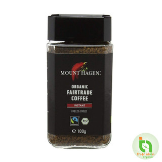 Cà phê cafe hòa tan hữu cơ Mount Hagen 100g organic instant coffee