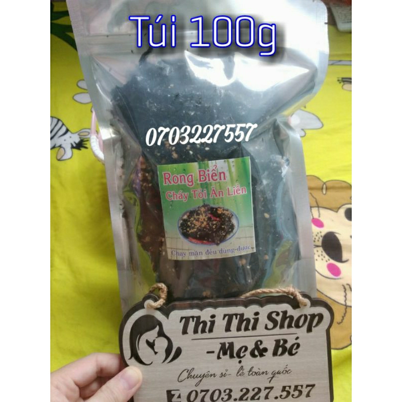 GÓI TO 500G Rong biển cháy tỏi siêu ngon, siêu rẻ,chất lượng(sỉ/dạo/ăn vặt/ăn liền/combo/hot/nhà làm