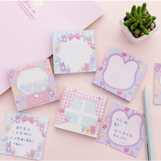 Sổ note lọ kẹo N54 giấy ghi chú động vật nhỏ ngựa thần cute dễ thương