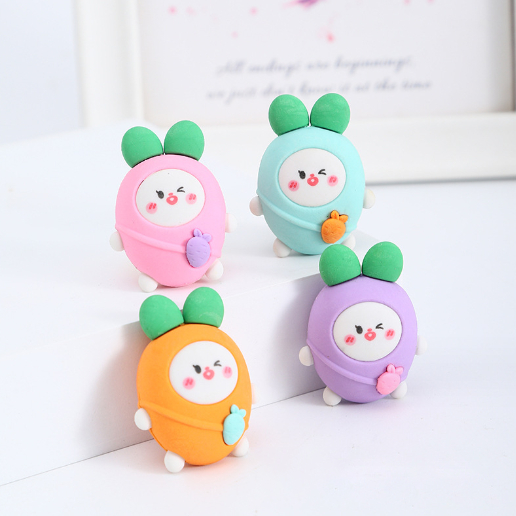 Tẩy thỏ cà rốt T139 gôm cute dễ thương