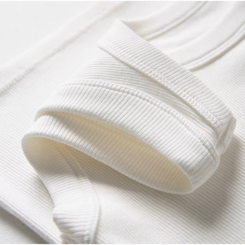 Áo Bra Nữ, Áo Ba Lỗ Cotton Tăm Dáng Dài Màu Pastel Siêu Hot ms 715