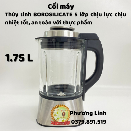 Máy Làm Sữa Hạt Xay Nấu Đa Năng SHARP SH-886 , Lòng Gốm Chống Dính 1.75L - Hàng Chính Hãng Bảo Hành 12 Tháng