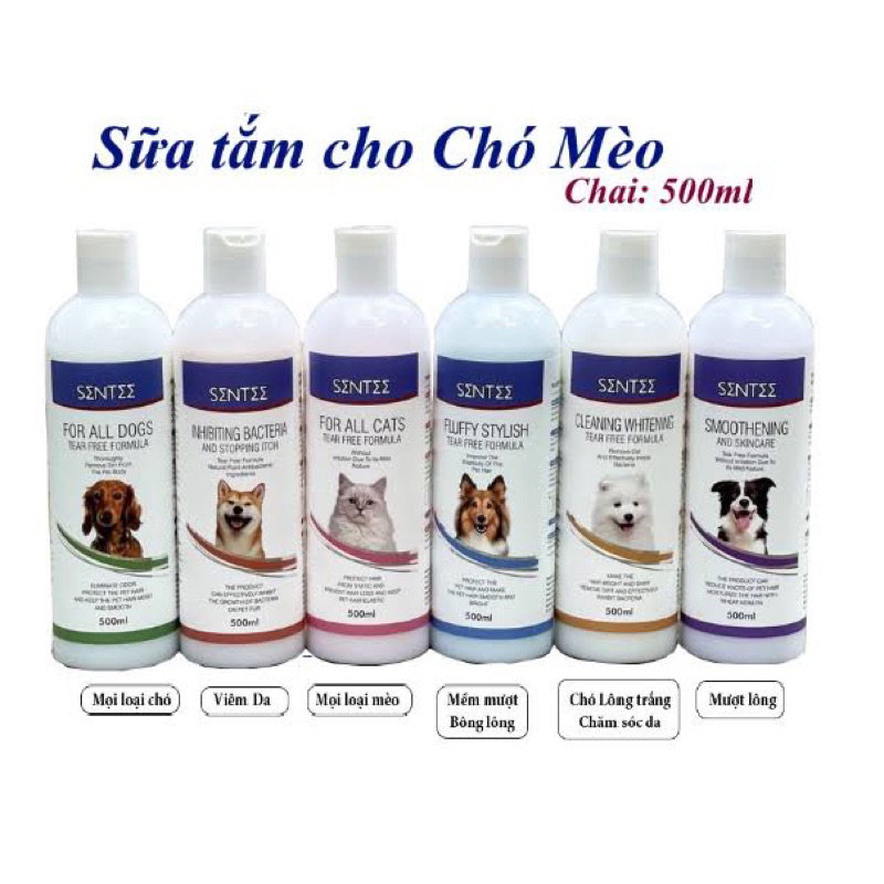 SỮA TẮM SENTEE CHO CHÓ - SIÊU RẺ 550ml