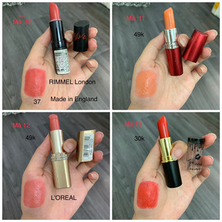 Son Tester/2hand Các Hãng Đủ Màu mã  10-13