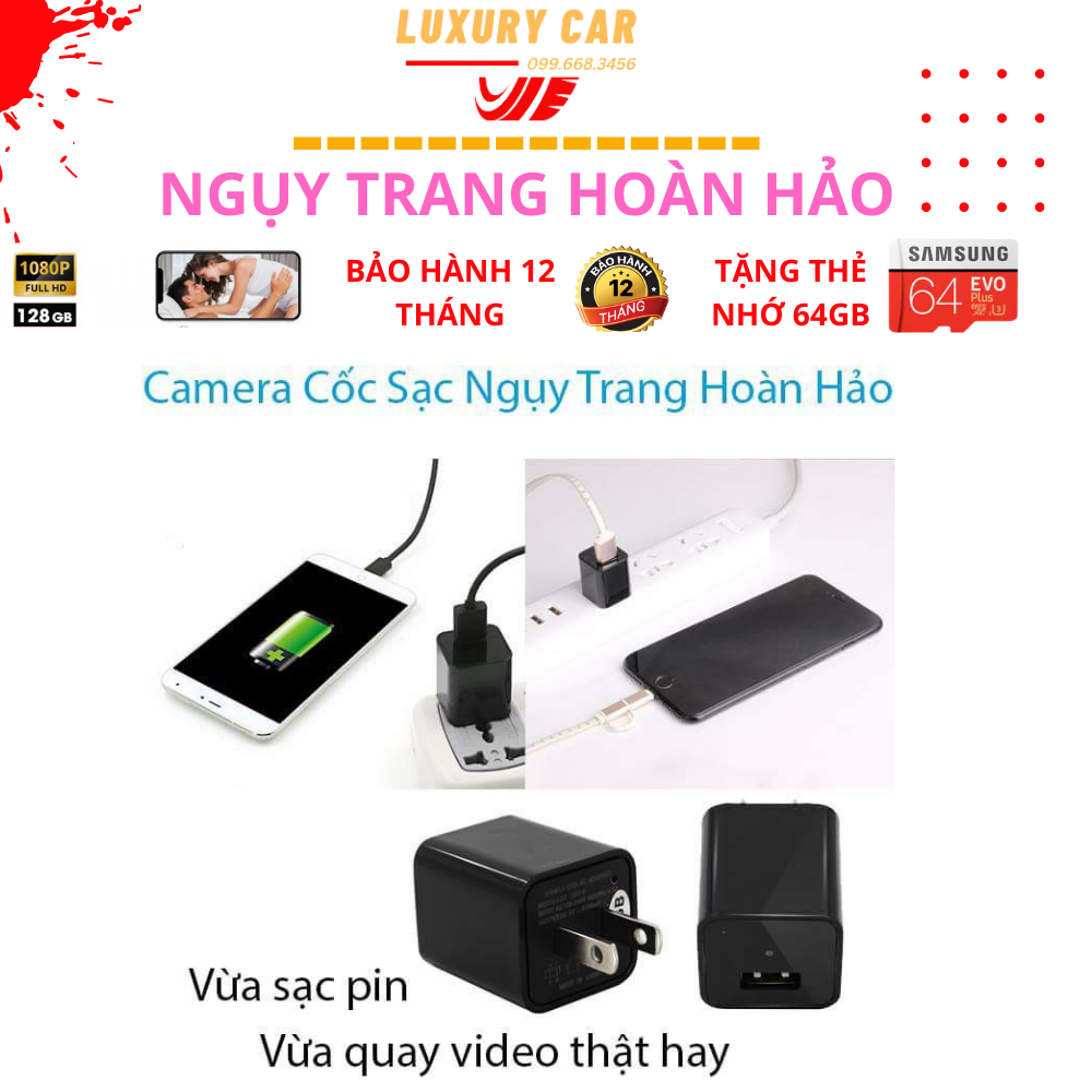 Camera mini có wifi,Camera dạng củ sạc điện thoại cho chất lượng video sắc nét 1080HD dễ sử dụng ,máy quay giám sát wifi | BigBuy360 - bigbuy360.vn