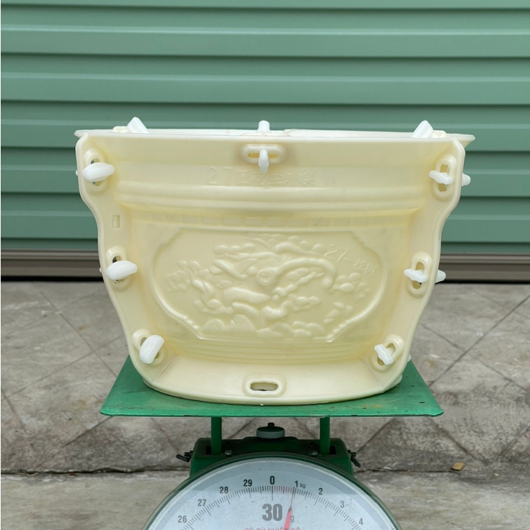 Khuôn Đúc Chậu Tròn 27cm Nhựa ABS Có Đầy Đủ Lòng Trong