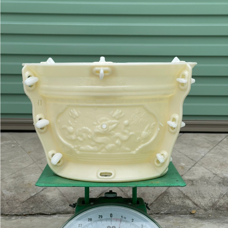 Khuôn Đúc Chậu Tròn 27cm Nhựa ABS Có Đầy Đủ Lòng Trong