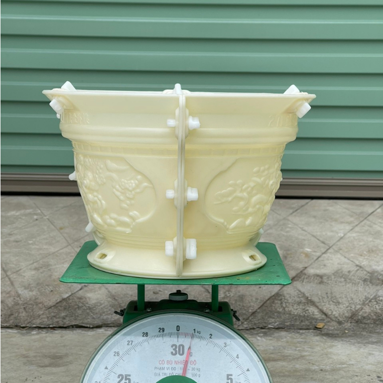Khuôn Đúc Chậu Tròn 27cm Nhựa ABS Có Đầy Đủ Lòng Trong