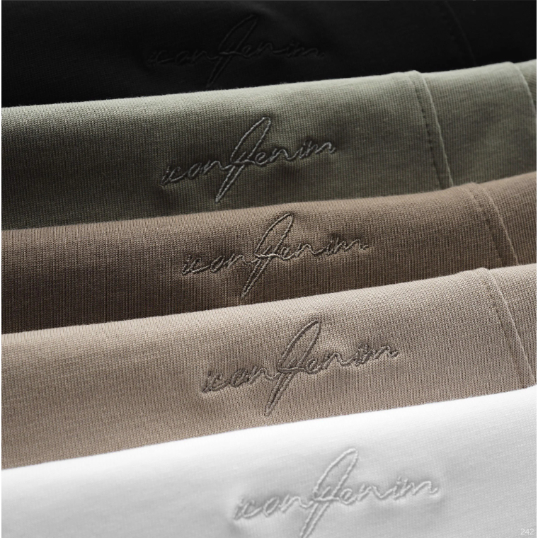 Áo thun nam Premium Cotton ICDN Basic chất liệu premium cotton mềm mại co giãn tối đa - ATID0242