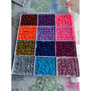 Hoa nhũ kim tuyến hộp 30 bông
