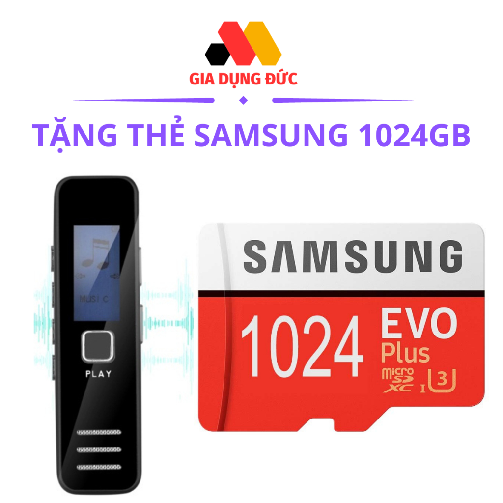 Máy ghi âm dung lượng 1024GB ghi âm trong lọc tiếng ồn tốt,Máy thu âm mini nhỏ gọn chuyên nghiệp thông minh bảo hành 12t