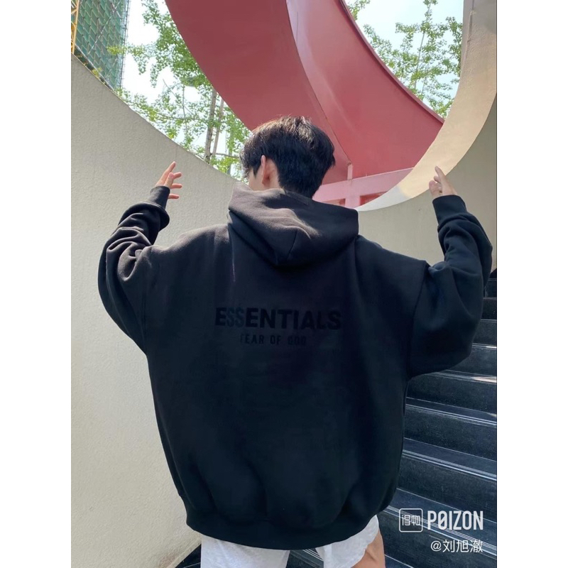 Áo Hoodie - Essentials - FOG Fear Of God SS22  dark oatmeal