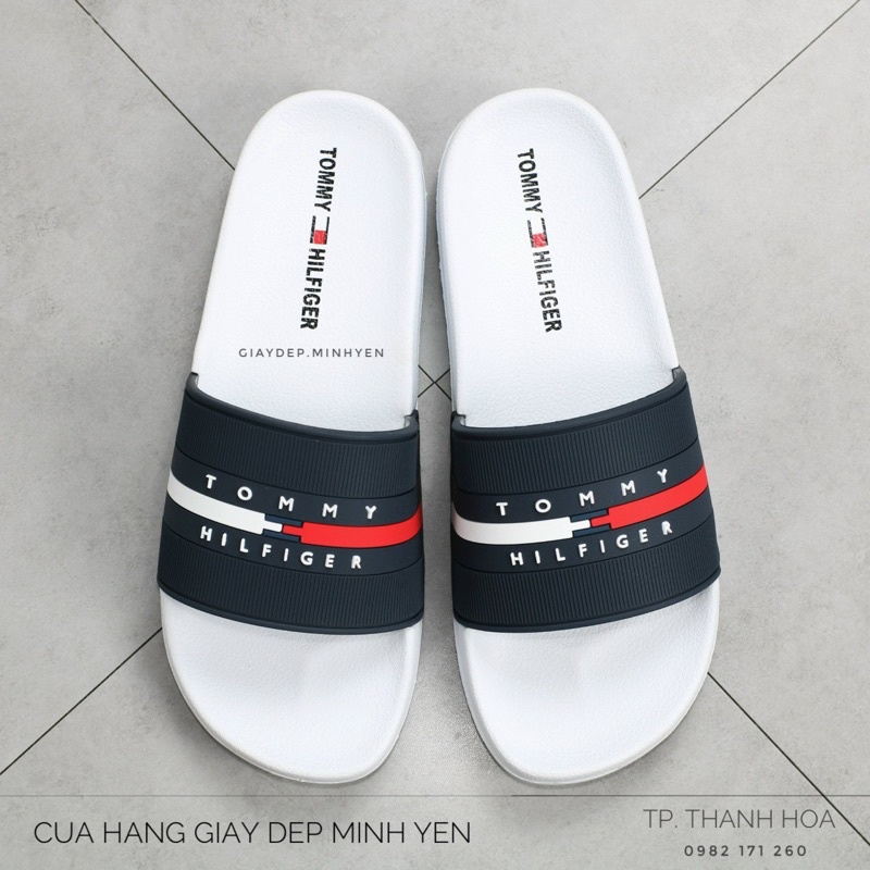 Dép quai ngang Tommy Chống nước cao cấp thời thượng mẫu hot nhất năm 2023