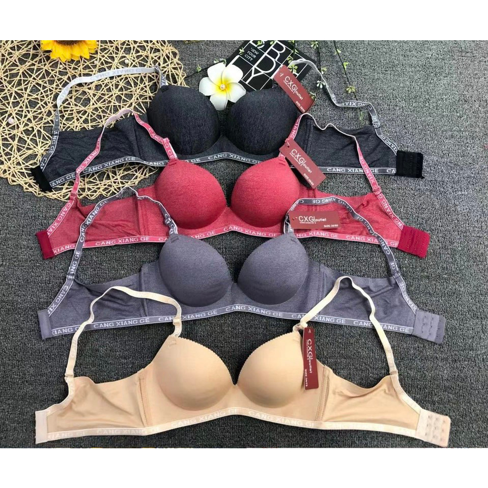 Áo lót nữ su đúc CXG đệm bàn tay 3cm dành cho v1 nhỏ lép