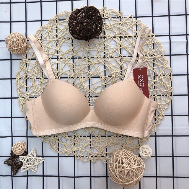 Áo lót nữ su đúc CXG đệm bàn tay 3cm dành cho v1 nhỏ lép