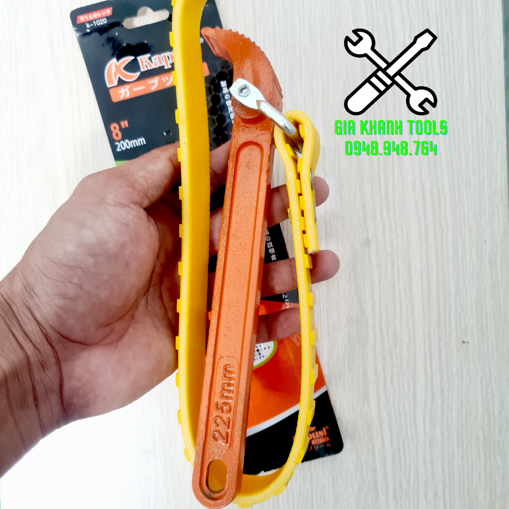 Cảo dây da mở lọc dầu, nhớt, nắp bình nước dài 20cm kapusi