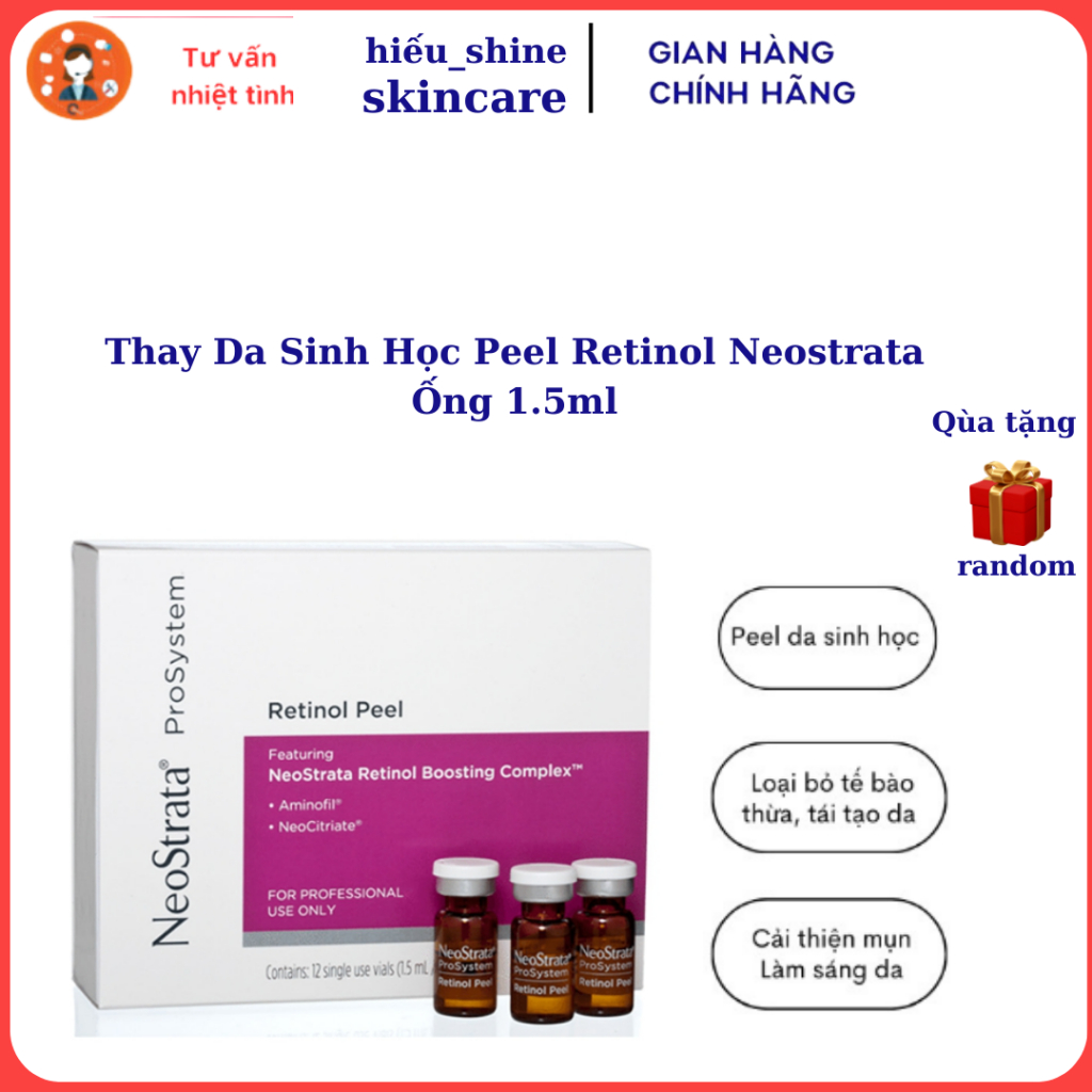 Thay Da Sinh Học Peel Retinol Neostrata Ống 1.5ml