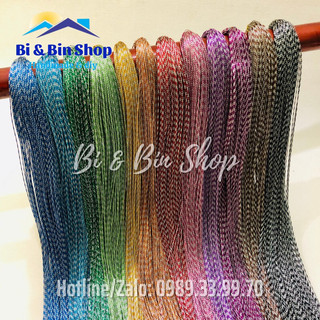 Bó Dây Kim Tuyến Màu Mix Sợi Nhỏ 0,8mm Trang Trí, Gói Quà, Treo Name Tag