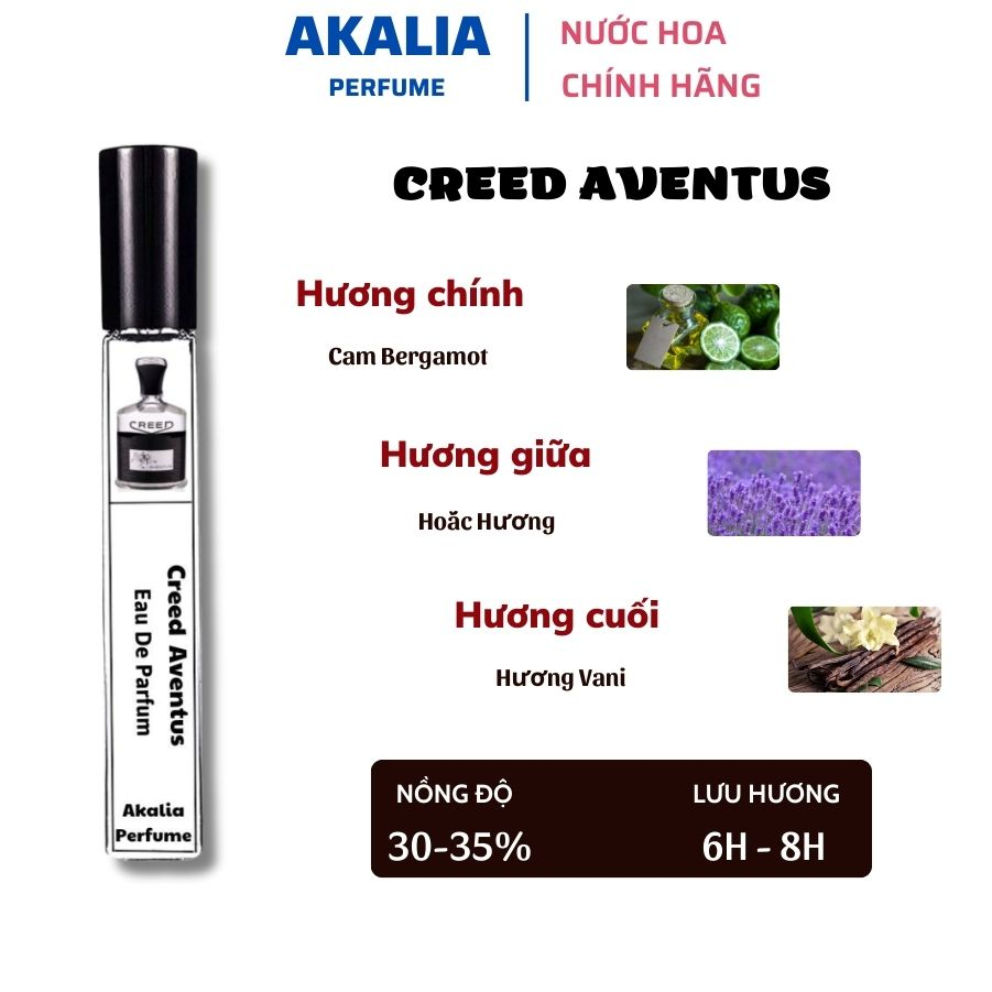 Nước hoa nam Creed Aventus chính hãng EDP chiết 10ml Mẫu thử nước hoa nam