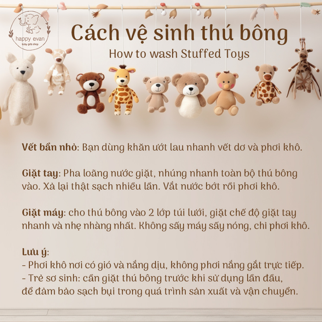🅷.🄴🅅🄰🄽  Hươu cao cổ chính hãng Kamimi/Muma Muying, thú nhồi bông gấu bông, 100% bông PP, tiêu chuẩn Châu Âu
