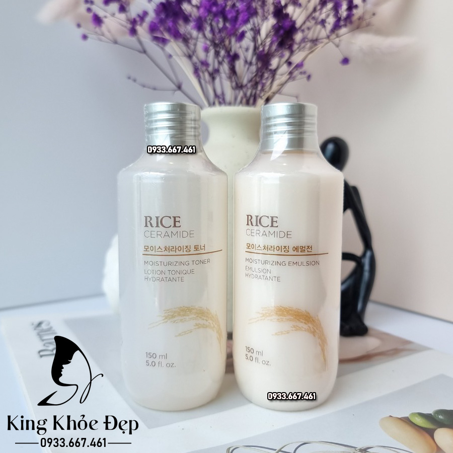 Sữa Dưỡng Sáng Da Rice & Ceramide Moisturizing Emulsion