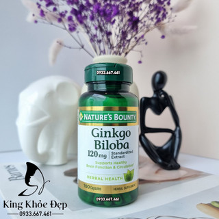 Bổ Não Nature'S Bounty Ginkgo Biloba 120 Mg