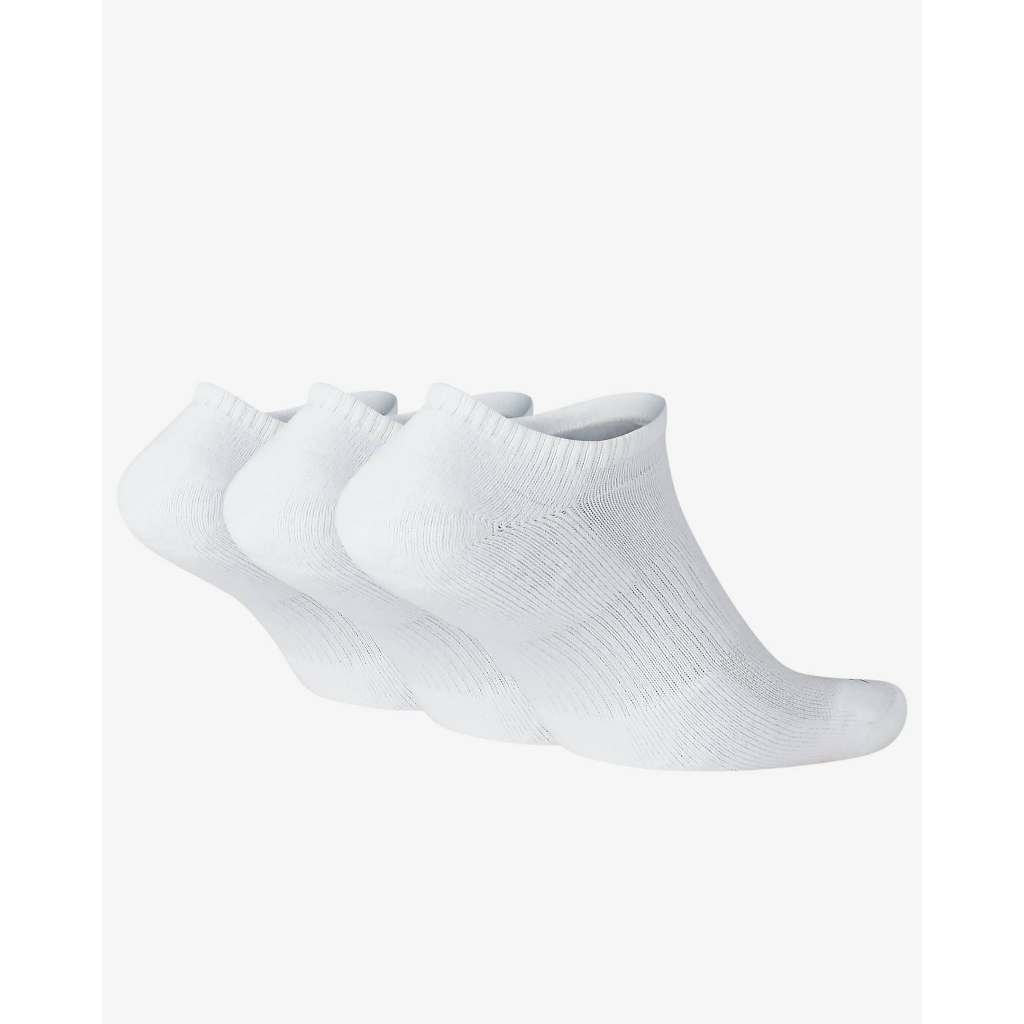 Pack 3 đôi tất thể thao Nike cổ ngắn DRIFIT White/Black SX7678-100