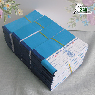 Combo 100 cuốn Phiếu Giữ Xe "CÓ SỐ NHẢY"- SHIP HỎA TỐC (100 tờ/cuốn)