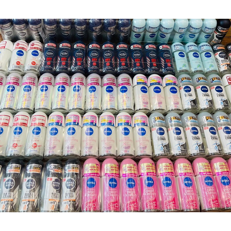 Lăn nách Nivea khử mùi giảm tiết mồ hôi và làm trắng da 50ml