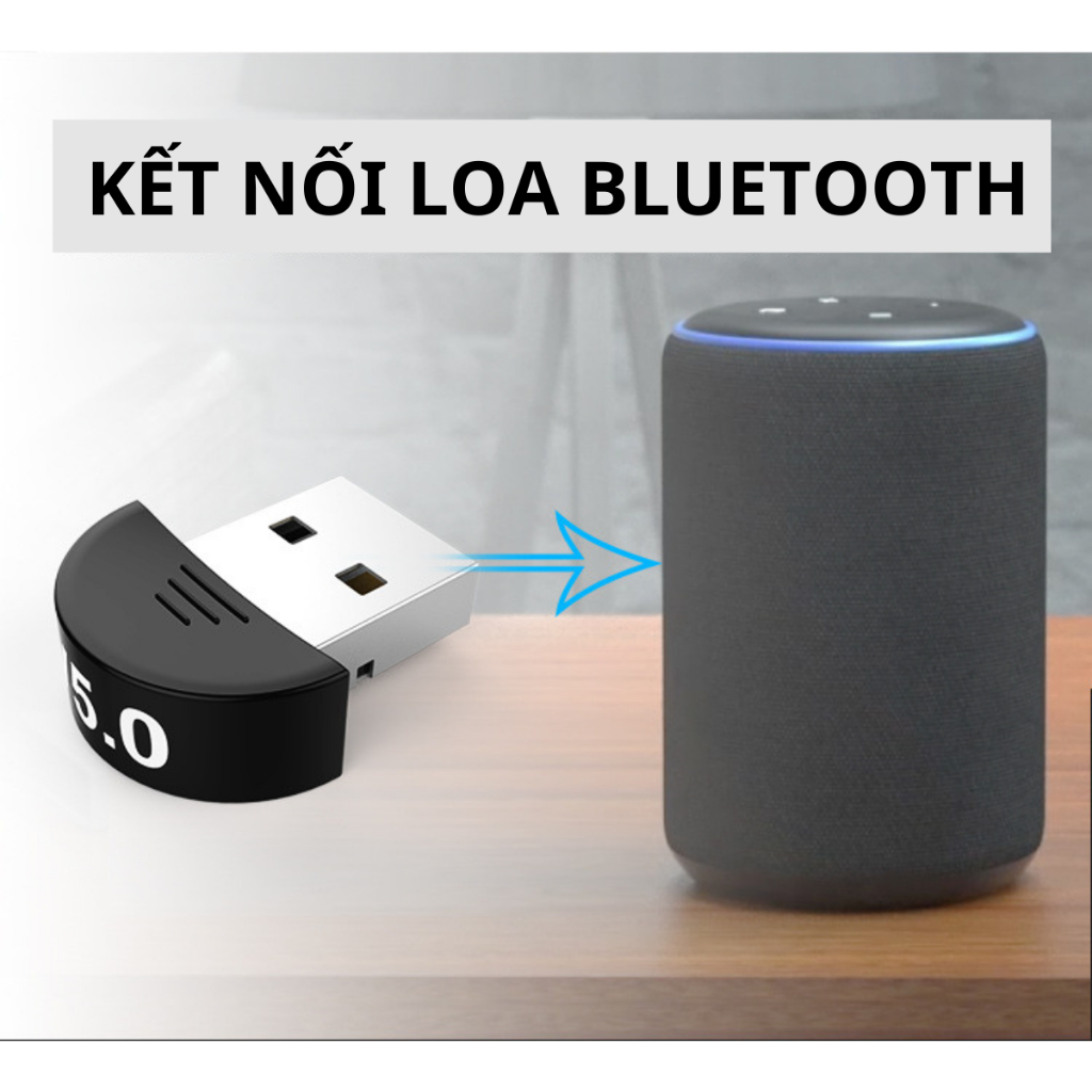 USB Bluetooth 5.0 cho máy tính, laptop