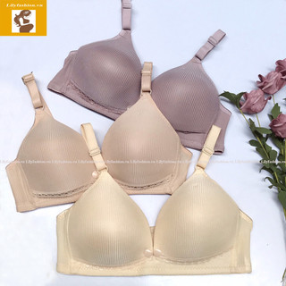 Áo Ngực Bà Bầu,bra áo lót cotton 4 màu cho con bú và sau sinh không gọng nâng đỡ chống chảy sệ có mở cúc cho bé bú