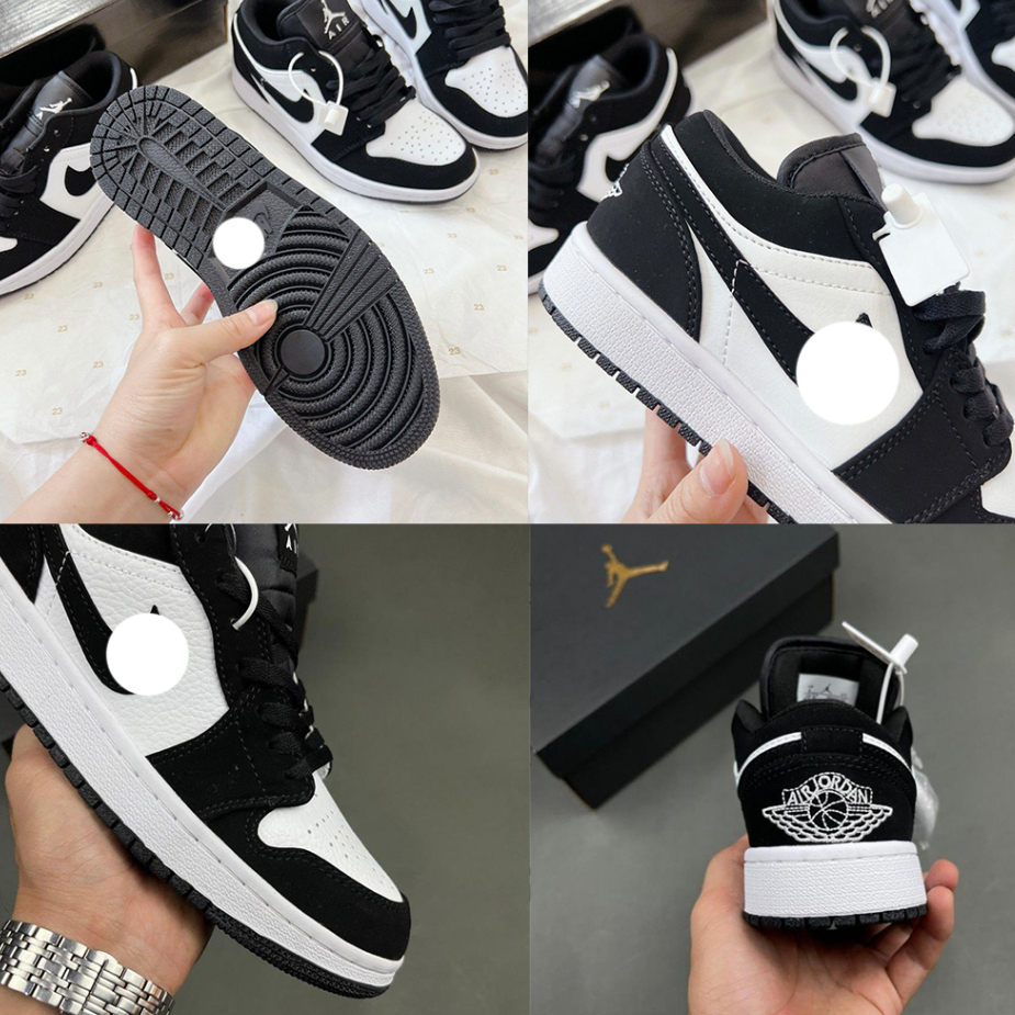 Giày Thể thao Jordan Panda Giày Sneaker Trắng đen