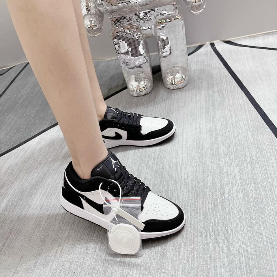 Giày Thể thao Jordan Panda Giày Sneaker Trắng đen