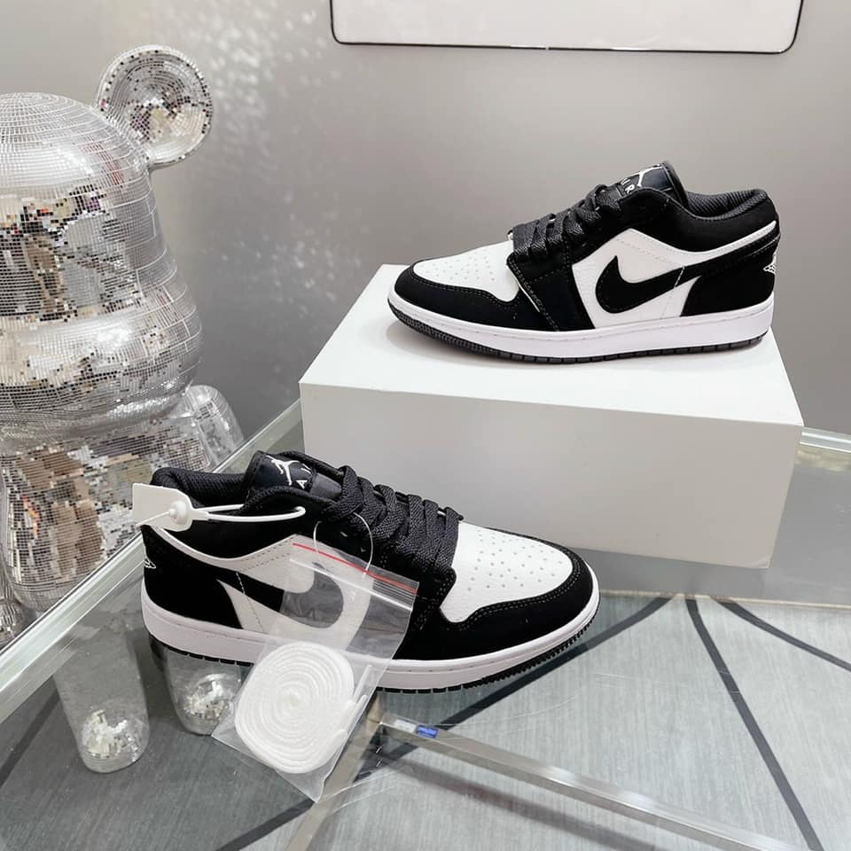 Giày Thể thao Jordan Panda Giày Sneaker Trắng đen