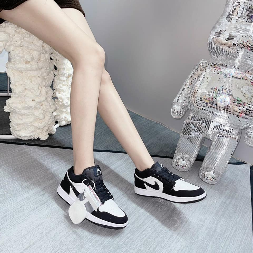 Giày Thể thao Jordan Panda Giày Sneaker Trắng đen