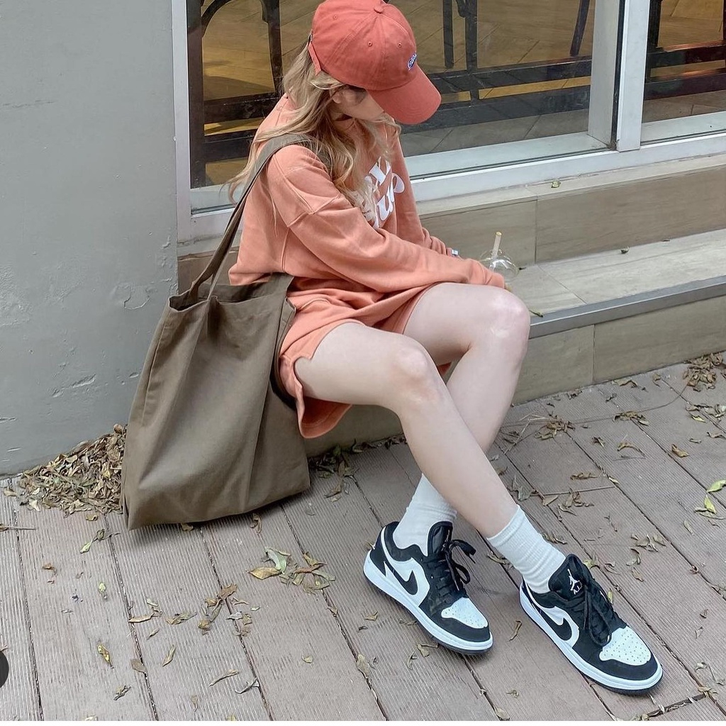 Giày Thể thao Jordan Panda Giày Sneaker Trắng đen