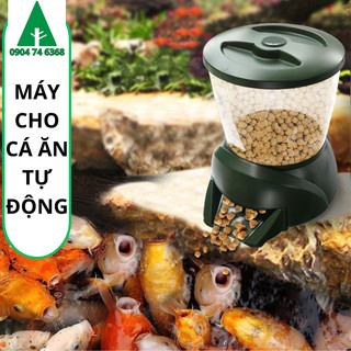 Máy cho cá ăn tự động PFF-01, Dụng cụ cho cá ăn tự động, Loại lớn, 3.5Lit
