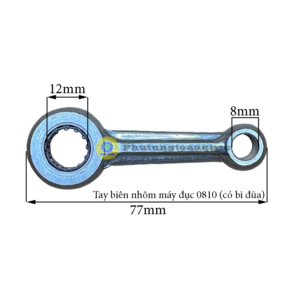 Tay Biên Máy Đục Bê Tông 17mm Makita HM0810 Hoặc Các Dòng Máy Đục 17ly Có Mã 0810 PANDA - DCA - DONGCHENG