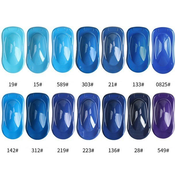 Sơn xóa vết xước ô tô, xe máy - Sơn xịt pha sẵn chuẩn màu, xe màu trắng, đen, đỏ mận,ghi bạc, xanh, vàng,xám