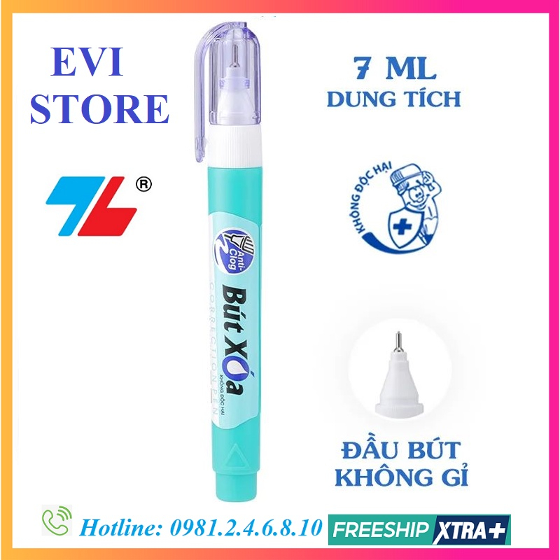 Bút xóa Thiên Long CP01 / CP02 / CP05 - Bút xóa CP-02 / PC-05 viết được trên nhiều chất liệu