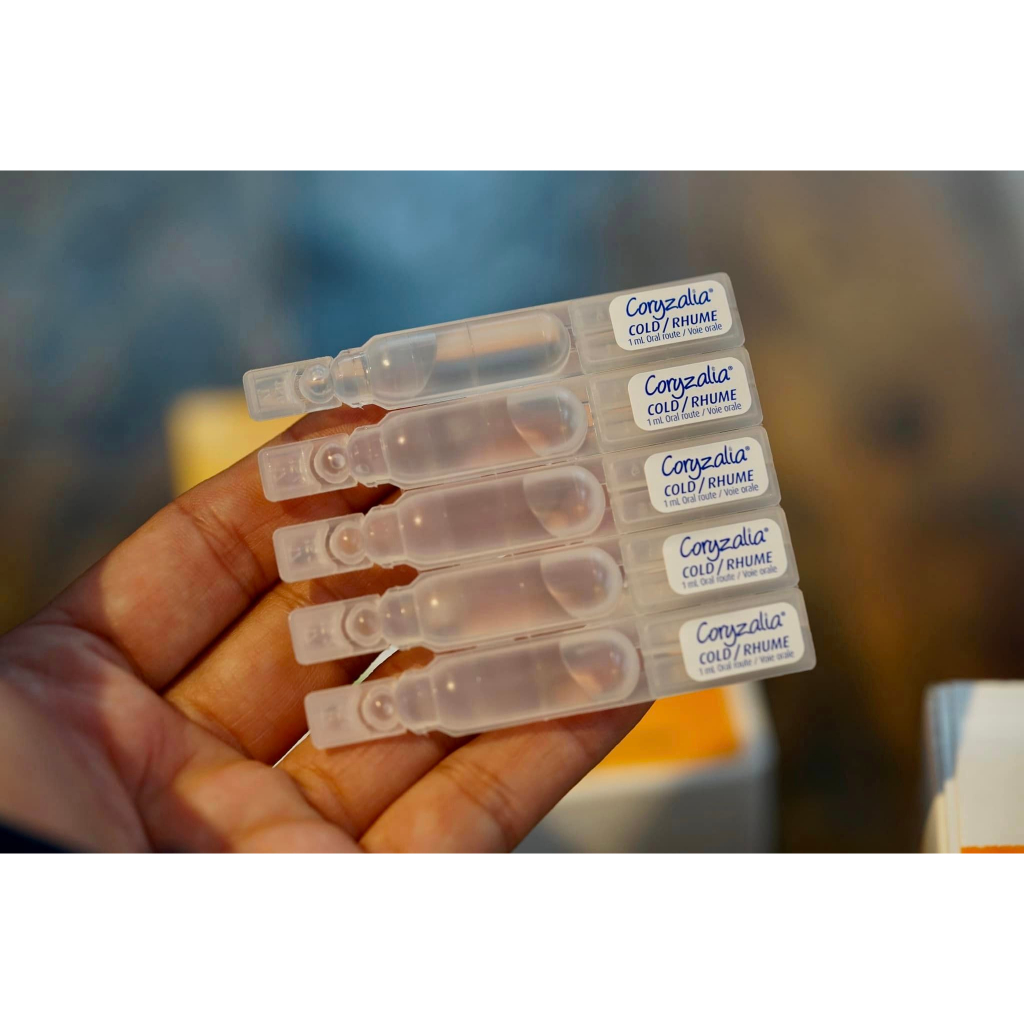 Muối uống vi lượng giảm nghẹt mũi viêm họng Coryzalia Boiron 5 tép lẻ