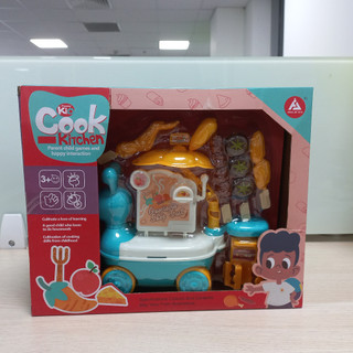 QUÀ TẶNG KHÔNG BÁN - Đồ chơi xe bán hàng hình ốc sên: BBQ/ BBQ Toy