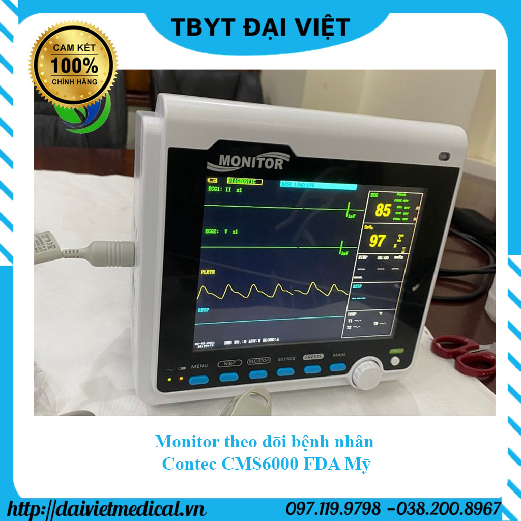 Monitor theo dõi bệnh nhân Contec CMS6000 FDA Mỹ